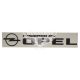 Наклейка з написом OPEL 29х5 чорна (64-23)