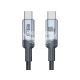 Кабель для зарядки моб. телеф. Type-C to Type-C (Brevia) 2м. чорний, 100W, Box (57200BCCC1)