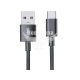 Кабель для зарядки моб. телеф. USB-A to Type-C (Brevia) 1м. чорний, Box (55100) (55100BUCC1)
