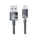 Кабель для зарядки моб. телеф. USB-A to Lightning (Brevia) 1м. чорний, Box (55100) (55100BULC1)