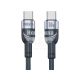 Кабель для зарядки моб. телеф. Type-C to Type-C (Brevia) 1.2м. чорний, 60W, Box (52120) (52120BCCC1)