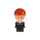 Лампочка без цоколя P27/7W жовта 12V-27/7Вт W2.5x16q (Zollex) (упак.-10шт.) (16121)