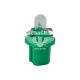Лампочка без цоколя семечка W1.2W зелена 12V-2Вт B8.5d (Brevia) (з патроном) (упак.-10шт.) (12336C)