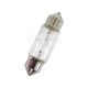 Лампочка 2-ох цокольна C5W біла 12V-5Вт SV8.5-8 37мм. (Solar) (упак.-10шт.) (1257)