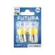 Лампочка 1-но конт. черешня жовта LED SMD 24V 6-діодів R5W BA15s (Futura) (к-т.-2шт.) (50825)