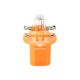 Лампочка без цоколя семечка W1W помаранчева 12V-1Вт BX8.5d (Zollex) (з патроном) (упак.-10шт.) (22019)
