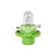 Лампочка без цоколя семечка W1.3W зелена 12V-1,3Вт BX8.4d (Zollex) (з патроном) (упак.-10шт.) (22047)