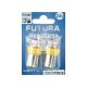 Лампочка 1-но конт. груша жовта LED SMD 24V 12-діодів R10W BA15s (Futura) (к-т.-2шт.) 95Lm (70825)