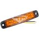 Ліхтар габаритний універсальний (Auto Light) LED 12-24V короткий 12-діодів 95х20мм. жовтий (AL-0039-Y)