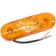 Ліхтар габаритний універсальний (Auto Light) LED 12-24V овал жовтий 115х35мм. (AL-0018-Y)