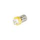 Лампочка з цоколем LED T4W LEDS жовта 1-діод 24V-0,7Вт BA9s (Futura) (упак.-10шт.) (20625)