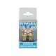 Лампочка з цоколем LED T4W SMD жовта 12-діодів 12V-2,5Вт BA9s (Futura) (к-т.-2шт.) (70615)