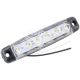 Ліхтар габаритний універсальний (Auto Light) LED 12-24V короткий 12-діодів 95х20мм. білий (AL-0039-W)