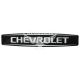 Наклейка з написом Chevrolet (чорне тло) (силікон) 12х2,2 (69-85)