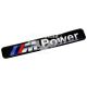 Наклейка BMW M з написом Power (силікон) 12х2 (69-38)