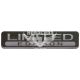 Наклейка з написом Limited (чорне тло) (силікон) 10,5х2,3 (71-79)