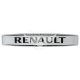 Наклейка з написом Renault (срібне тло) (силікон) 12х2,2 (71-14)