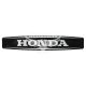 Наклейка з написом Honda (чорне тло) (силікон) 12х2,2 (69-79)