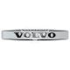Наклейка з написом Volvo (срібне тло) (силікон) 12х2,2 (69-88)