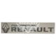Наклейка з написом RENAULT 27х5 срібна (64-24)