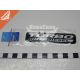 Наклейка з написом TURBO DIESEL (чорне тло) (силікон) 10,6х2,3 (71-87)