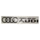 Наклейка з написом AUDI 29х5 чорна (64-27)