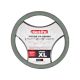Чохол руля XL шкіра сірий 41-43см. (CarLife) (SW222XL)