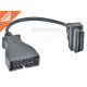 Адаптер (перехідник) підключення сканерів з OBD2 16pin мама на GM 12pin папа (КНР)