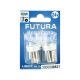 Лампочка 1-но конт. груша біла LED SMD 24V 4-діоди R8W BA15s (Futura) (к-т.-2шт.) (30821)