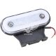Ліхтар габаритний універсальний (Auto Light) LED NEON 12-24V овал білий 120х45мм. (AL-0031-W)