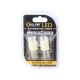Лампочка 2-ох конт. груша біла LED SMD 12V 144-діоди 3014 P21/5W BAY15d CANbus (Solar) (к-т.-2шт.) (SL1421)
