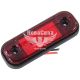 Ліхтар габаритний універсальний (Tempest) LED 24V червоний (прямокутник) (TP 97-12-30)