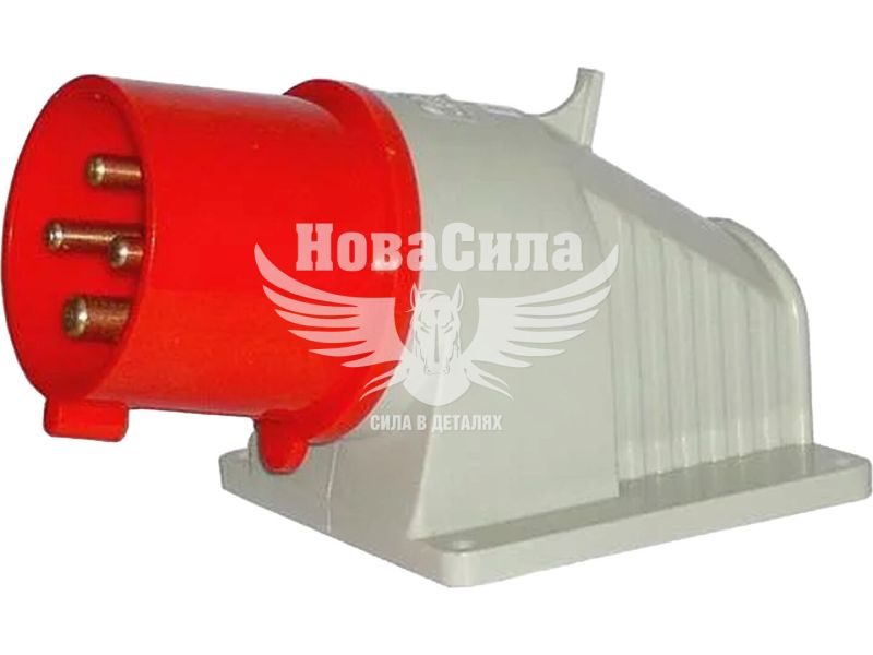 E.NEXT Силова вилка стаціонарна 3P+N, 400В, 32А, IP44