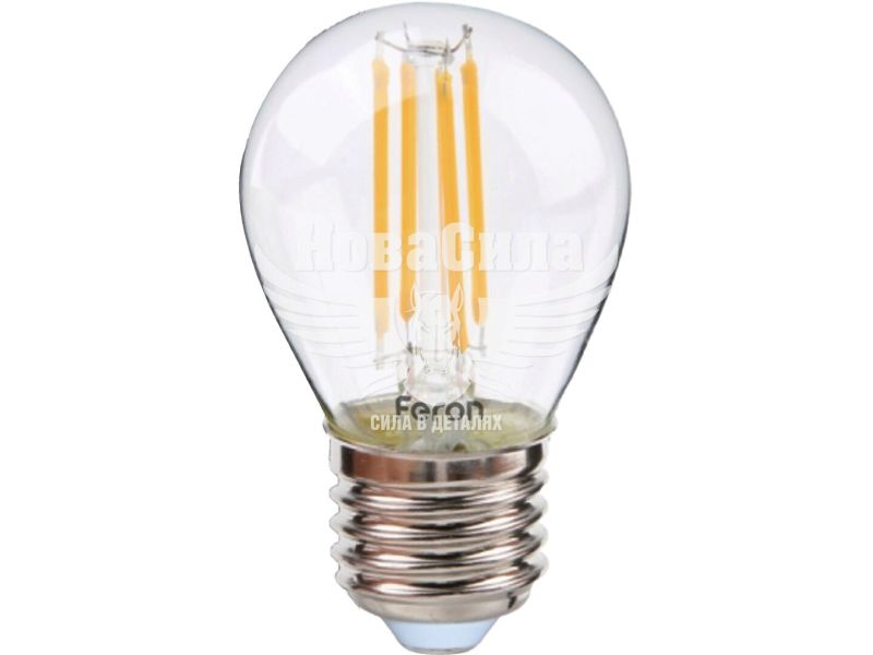 Feron Світлодіодна лампа E27 Filament LB-161 6Вт 4000K G45
