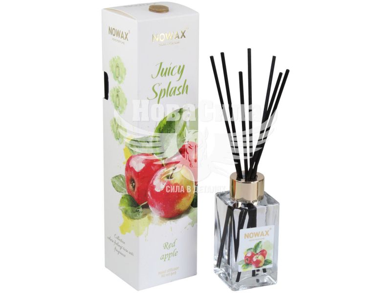 Ароматизатор (Nowax) Juicy Splash Red Apple (рідкий в банці) 90мл.