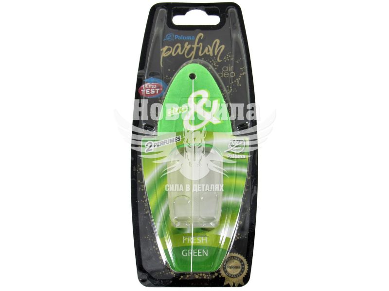 Ароматизатор (Paloma) Duo Fresh+Green (рідкий картка)