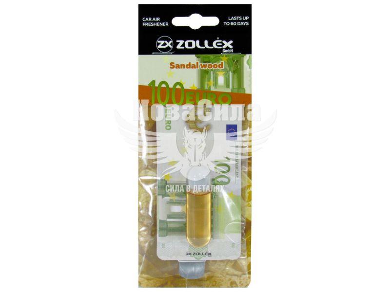Ароматизатор (Zollex) Euro Sandal Wood (рідкий картка) 5мл.