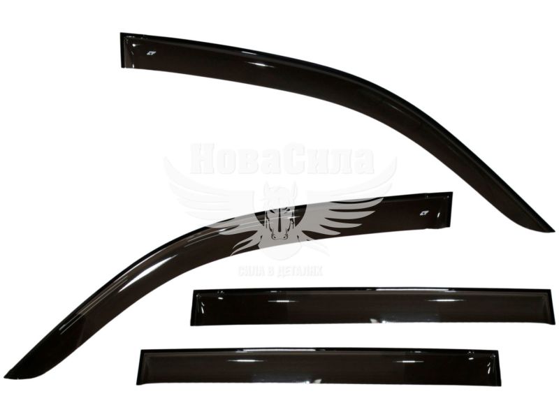 Вітровики Toyota Land Cruiser Prado 120 з03-08р.в. клеючі (Cobra)