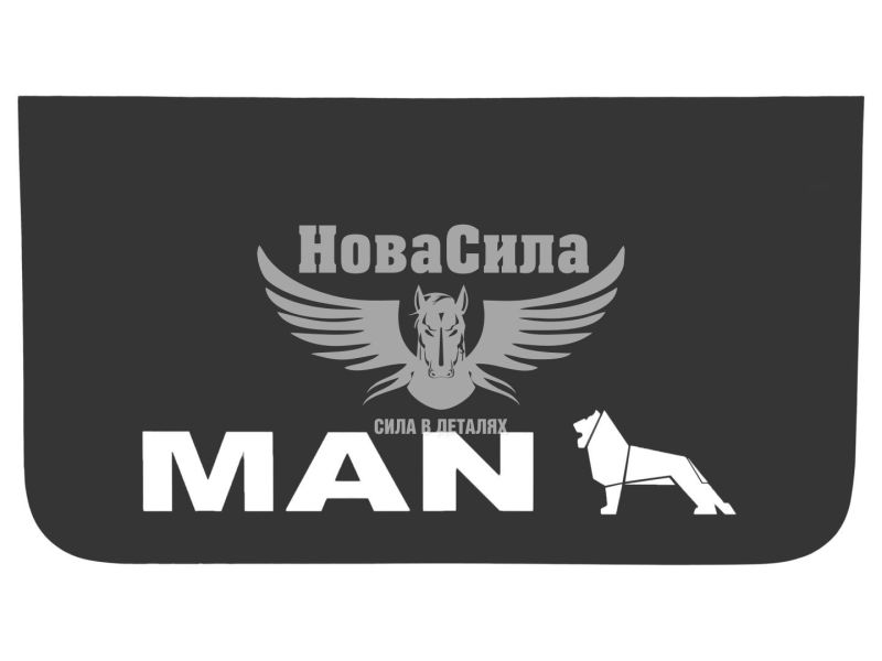 Бризговик вантажний MAN 360х640мм. (Dexwal)