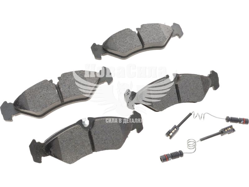 Комплект гальмівних колодок, дискове гальмо (TEXTAR) 2473901 MERCEDES-BENZ VW