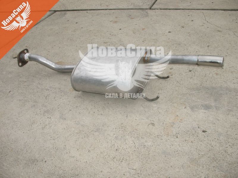 Глушник (бочка) основний Honda Civik 1.4 з96-01р.в. (POLMO) (нерж.)
