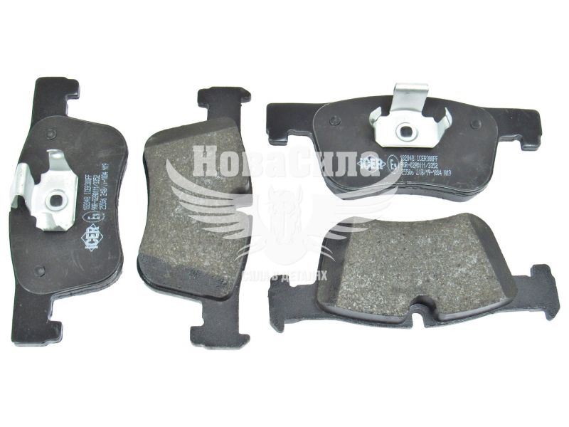 Колодки гальмівні BMW 1 (F20) з10р.в. перед. (ICER)