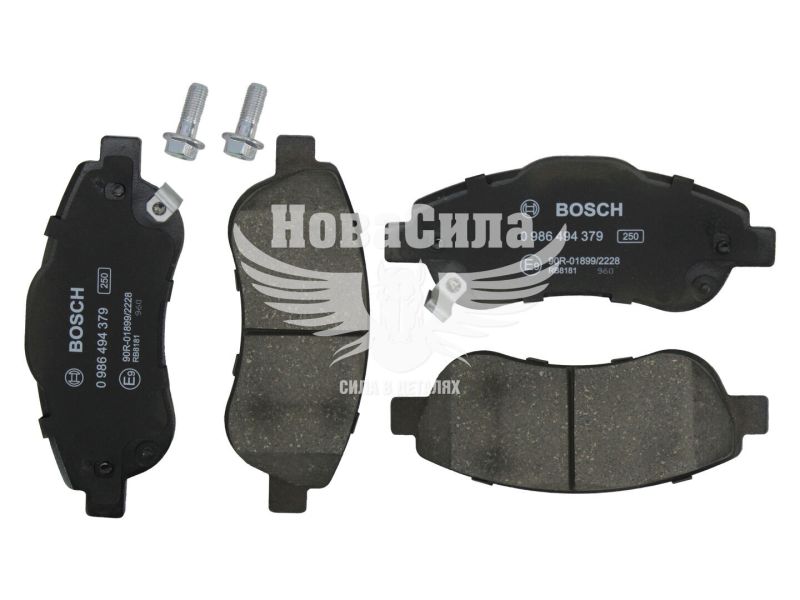 Колодки гальмівні Honda CR-V III-IV з07р.в. перед. (Low-Metallic) (Bosch)