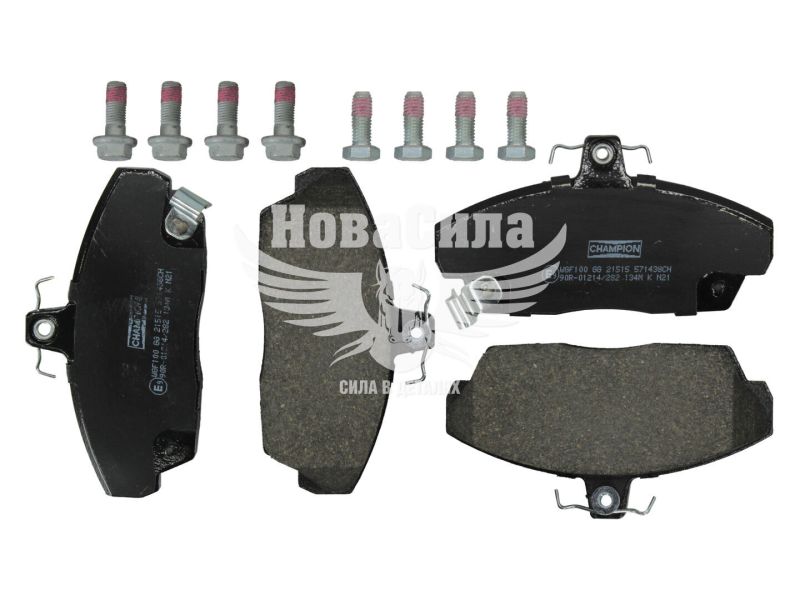 Колодки гальмівні Honda Civic з98-05р.в. перед. (Champion)