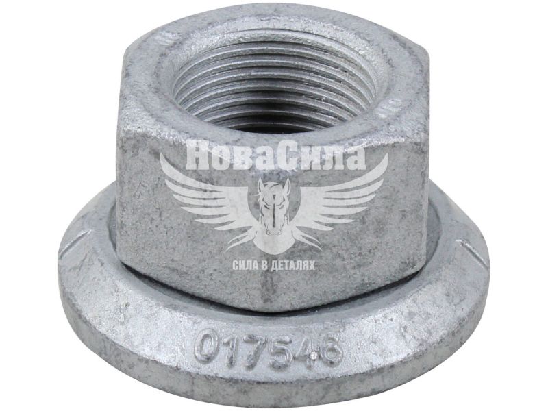 Гайка колеса М22х1.5 DAF, MAN, MB, VOLVO, BPW, SAF (Schmitz) (Premium срібна) (SW32)