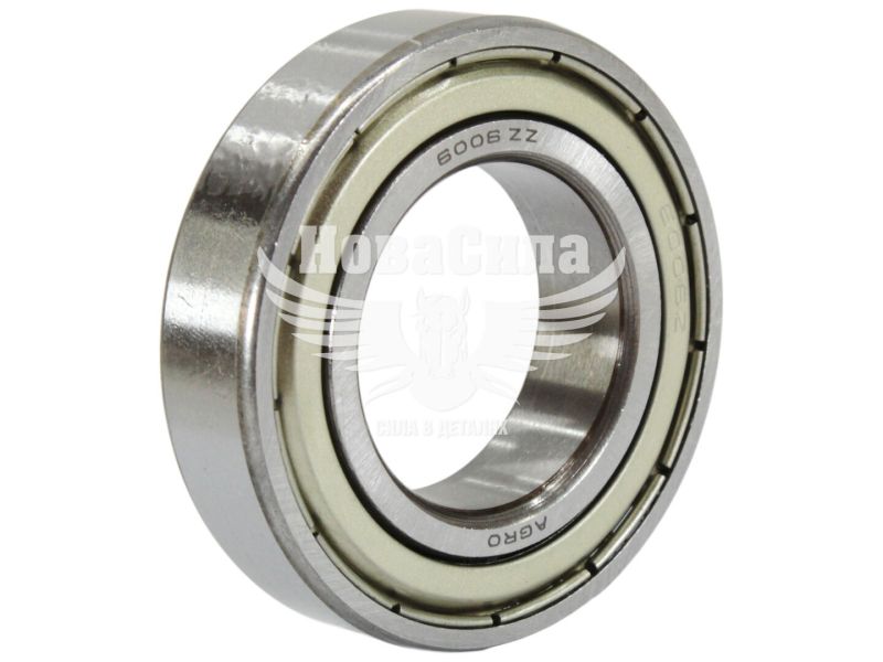 Підшипник шариковий 80106 6006 ZZ (Agro) (55х30х13)