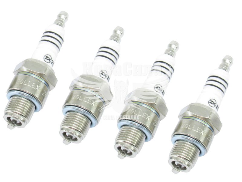 Свіча запалювання коротка (Zollex) 1 кон. ключ 21 (24, 2410-Газ 402дв.)