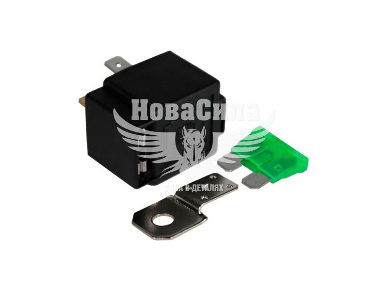 Реле в блок запоб. 2105-07 4-кон. (Vortex) (з кроншт.+запобіжник)