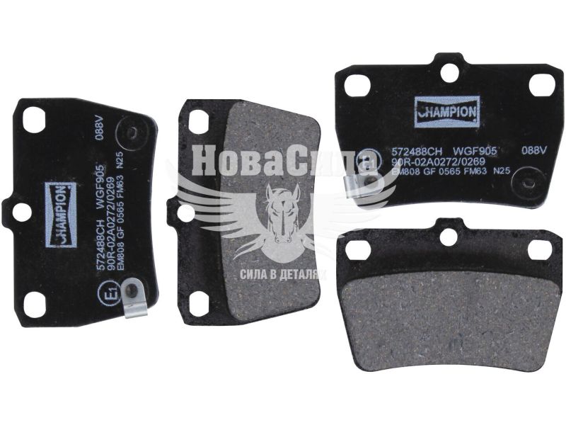 Колодки гальмівні Toyota Rav 4 II з00-05р.в. зад. (Akebono) (Champion)