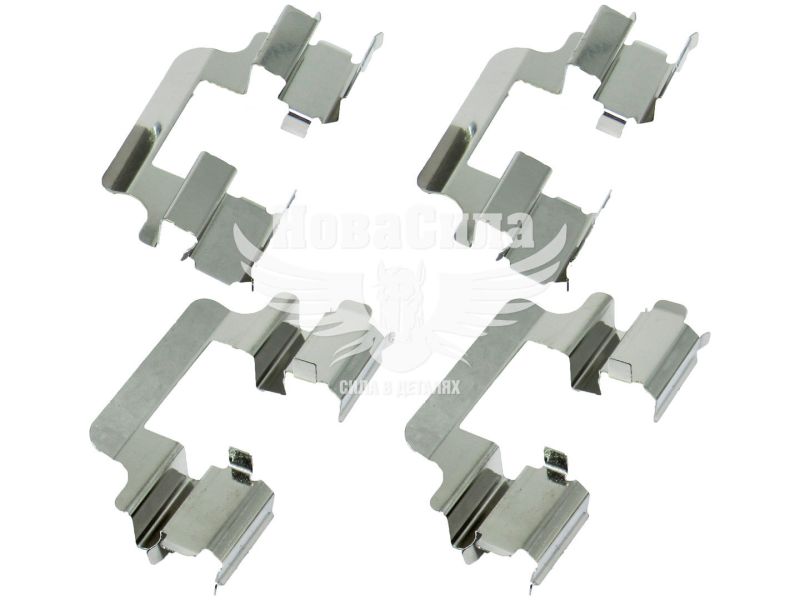 Рем. к-т. колодок VW T-5 з03р.в. перед. (Ate) (Quick Brake) (планки)